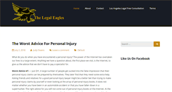 Desktop Screenshot of legaleaglesinc.com